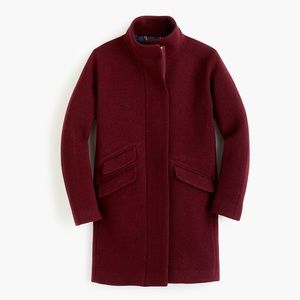 J. Crew Cocoon Coat in Italian Stadium-cloth Wool
